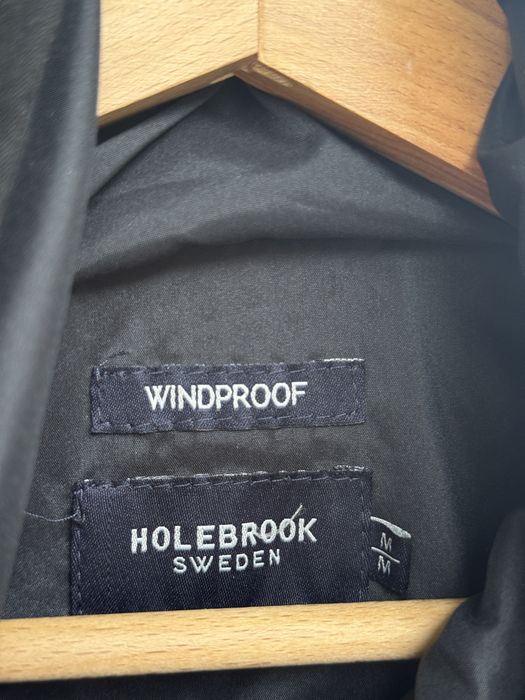 Holebrook Sweden Hooded Wool Hybrid Windproof Jacket Black M