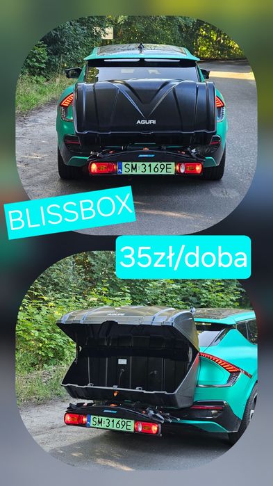 Wynajem box na hak wraz z platforma  aguri