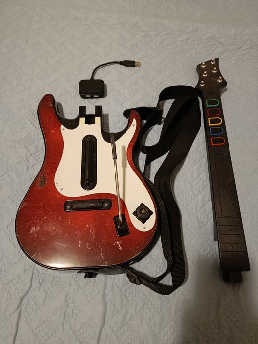 Guitarra + Dongle Guitar Hero PS3