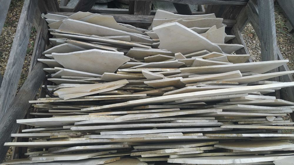 Wapień alpejski, jasny łupek elewacja