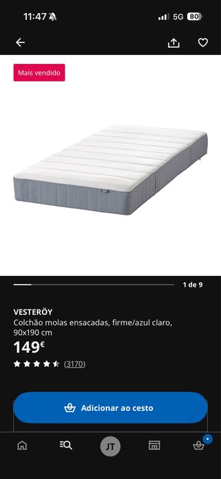 Cama nova com colchao