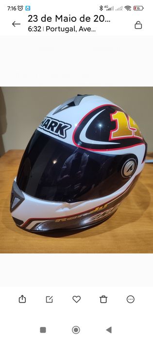Capacete Shark RSi Randy top de gama