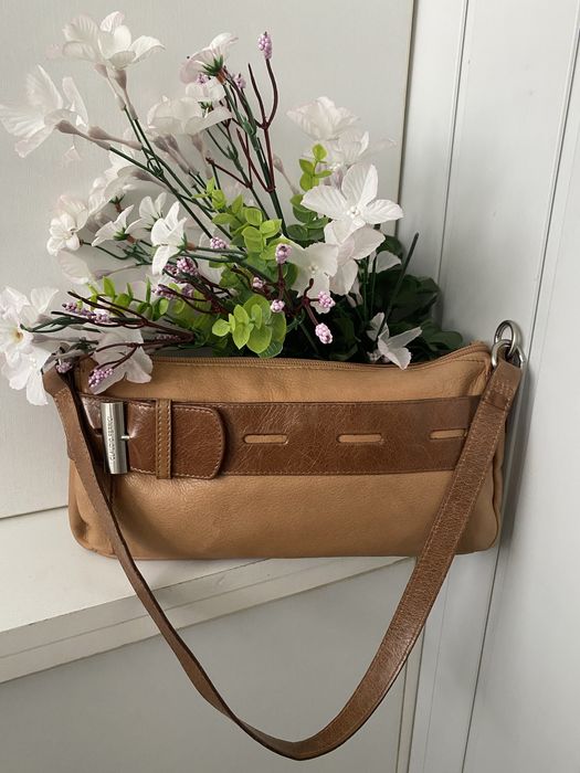 Шкіряна сумка багет Claudio Ferrici