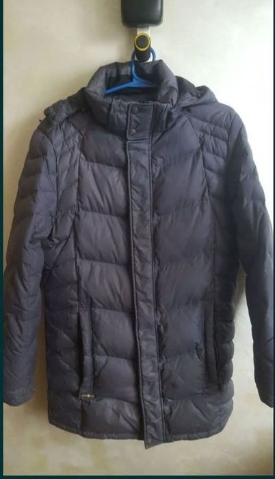 Куртка пуховая/Мужская пуховая куртка длинная