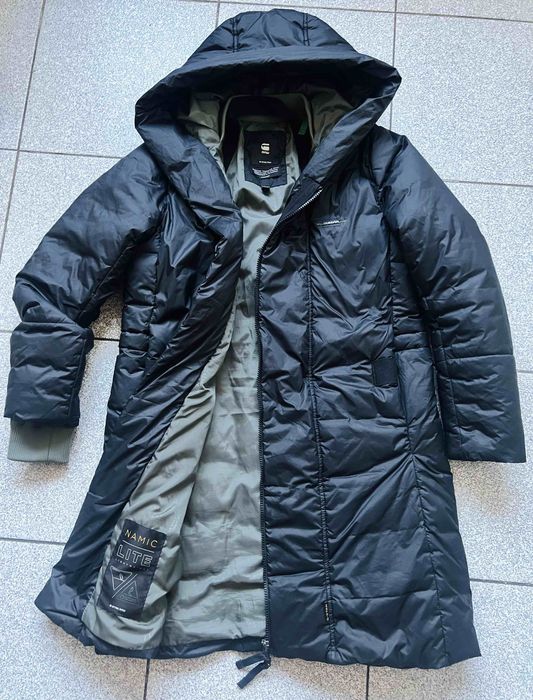 Пальто.Парка G star raw original жіночаПуховик.Куртка. пух чорна