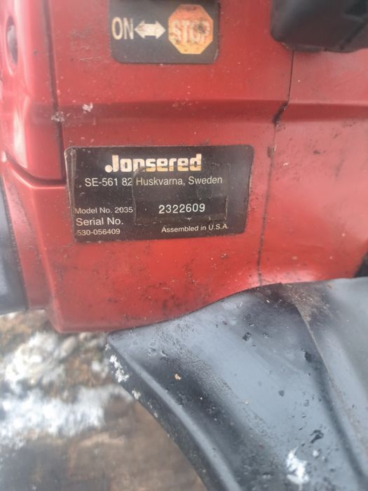 Piła spalinowa Jonsered 2035 na licencji husqvarna