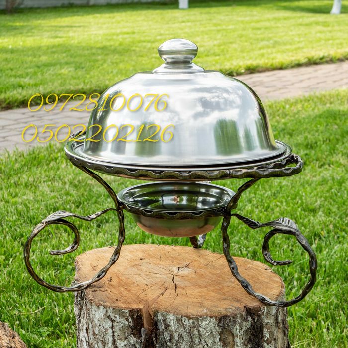 Садж кований. Блюдо для підігріву шашлику.