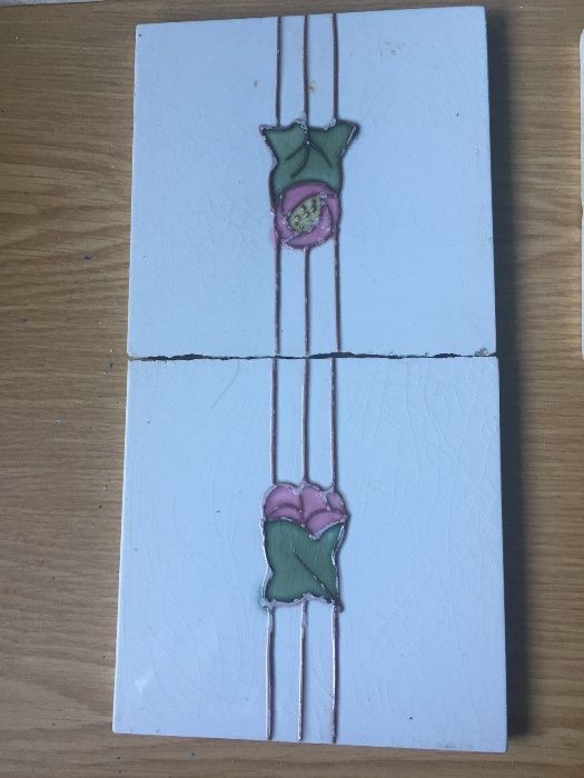 5 Azulejos "Arte nova"