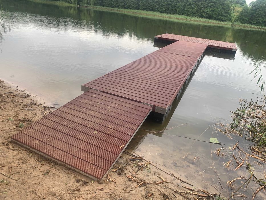 Pomost pływający 2x6 m aluminiowy – modułowy