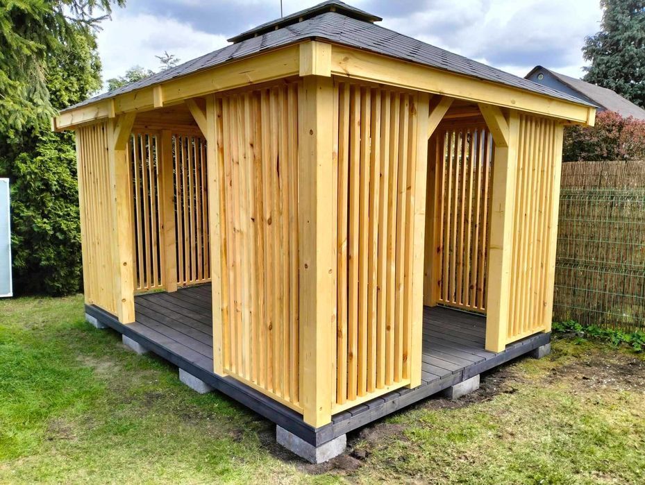 Altana ogrodowa MEWA 3x4m - Różne rozmiary i kolory
