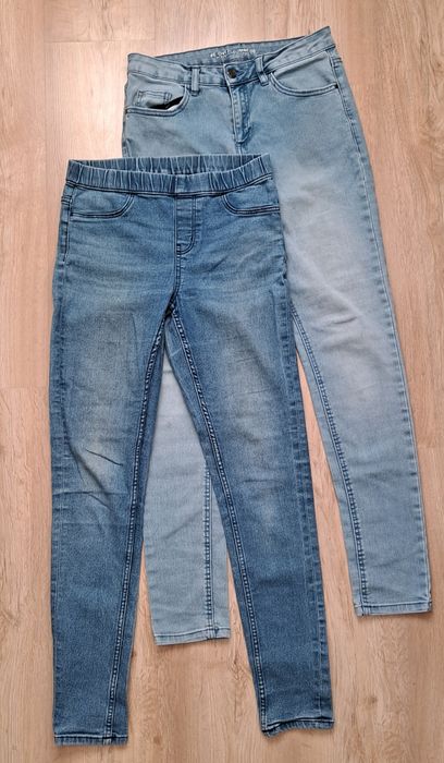 Spodnie jeansowe,jegginsy damskie 36