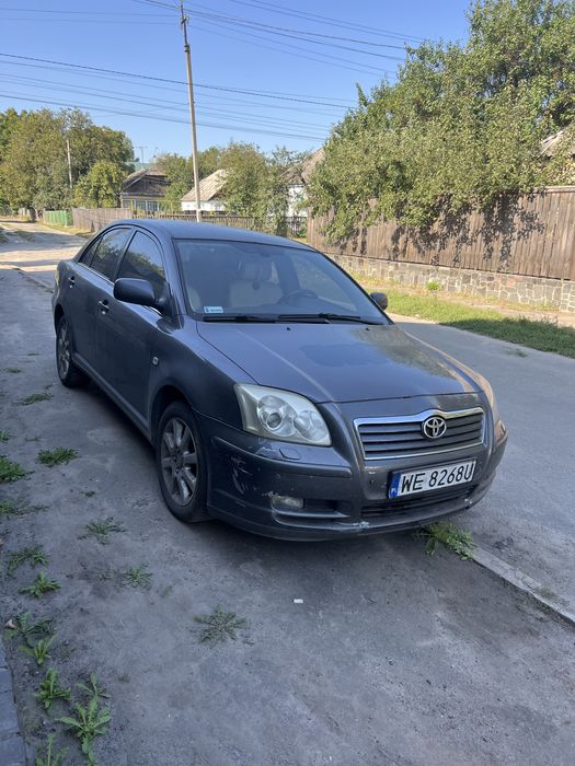 бампер передний, панель toyota avensis t25 розборка