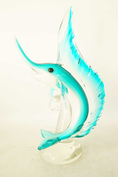 Figura szklana murano style RYBA rybka duża piękna