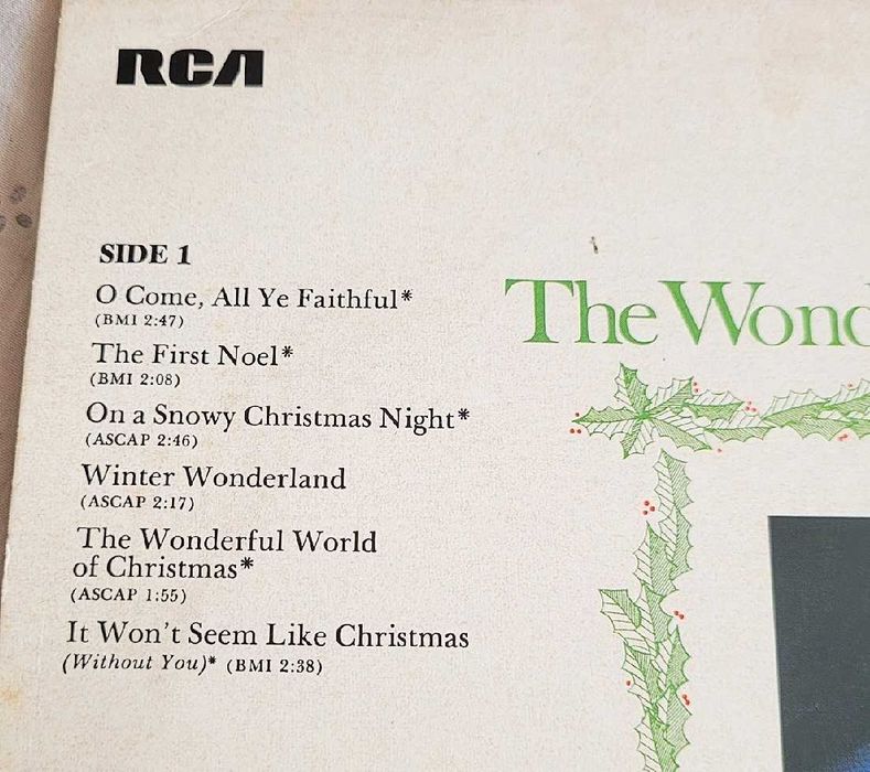 Elvis - The Wonderful World of Christmas , płyta winylowa z roku 1971