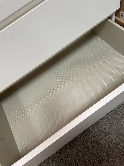 Komoda IKEA MALM 3 szuflady, biały połysk