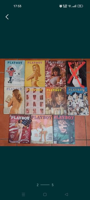 73 Revistas Playboy, Penthouse, Newlook e outras