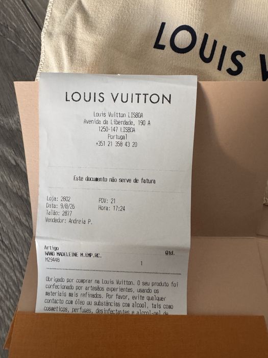 Louis Vuitton Nano Madeleine Rosa