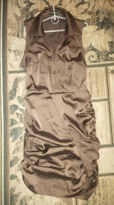 Сукня шовкова шоколадна 42-44р