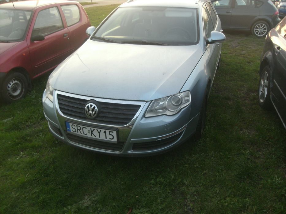 vw passat b6 05-10 maska lampy zderzak przod komplet