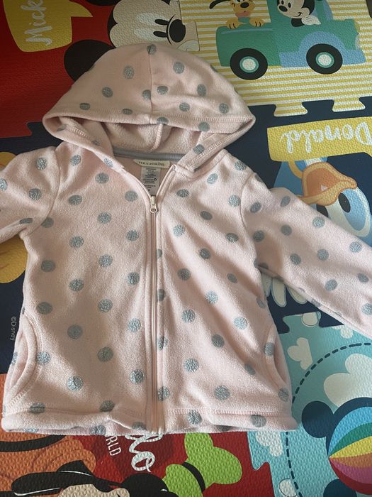 Bluza polarowa z kapturem - 98/104 cm