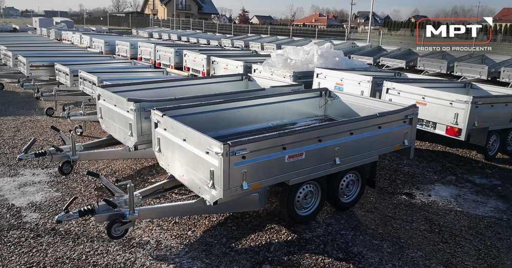 Przyczepka tandem Neptun Rustik 263x129  SPAWANA 3mm! Nowa