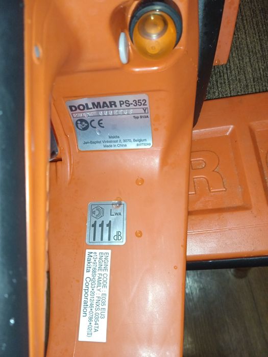 Бензопила Dolmar PS 352 долмар Makita як новий!