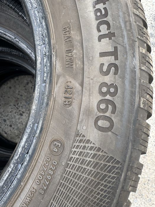 Продам комплект резини 195/65 r 15 CONTINENTAL  Winter Contact TS860