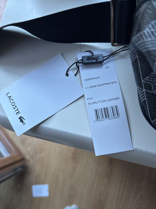 nerka lacoste meska czarna torba saszetka