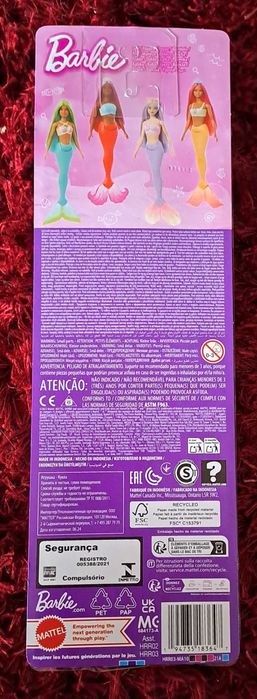 Barbie Cauda Sereia Azul (Novo)