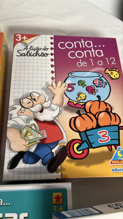 Pack jogos educativos Majora + Educa + puzzle Ravensburger (3-7 anos)