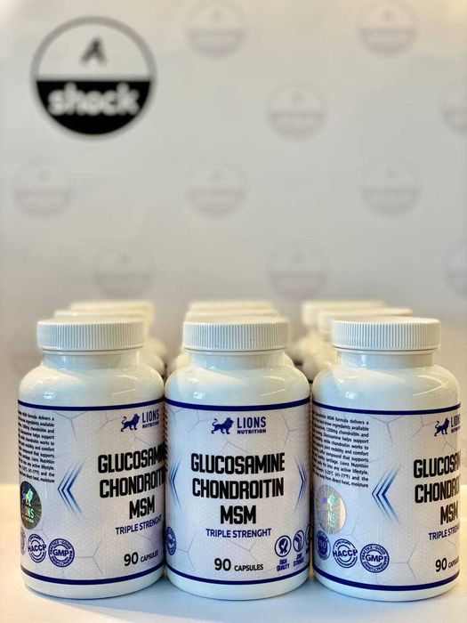 Суставы и связки Lions Nutrition Glucosamine Chondroitine MSM 90caps