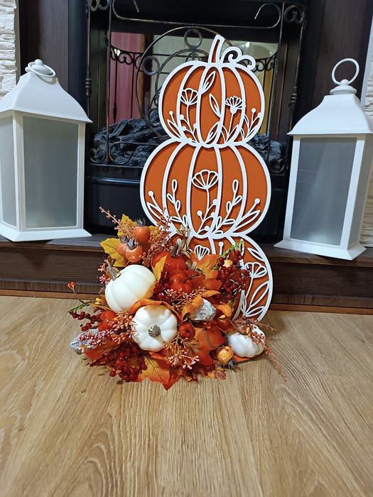 Осінній декор з гарбузів!