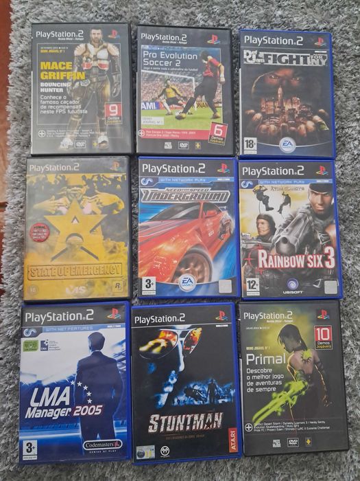 Jogos ps2 usados