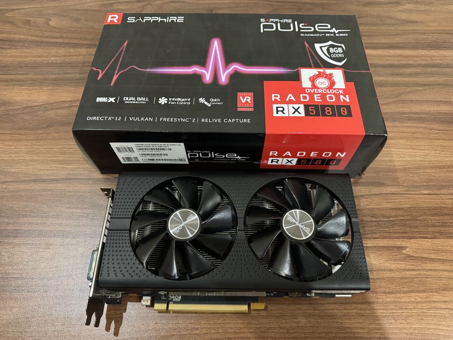 Продам відеокарту Sapphire Pulse Radeon RX 580 8GB