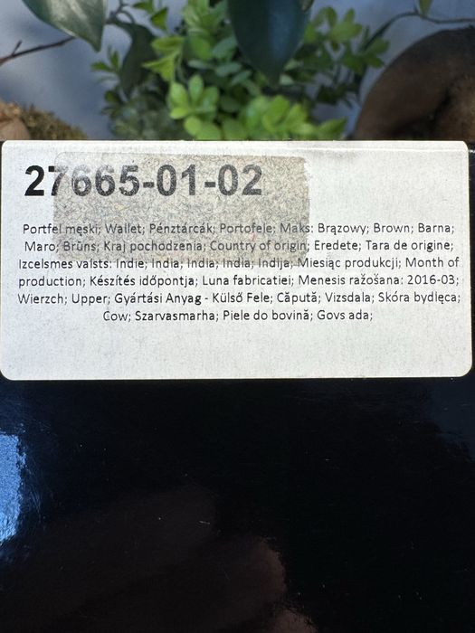 Portfel marki Kazar