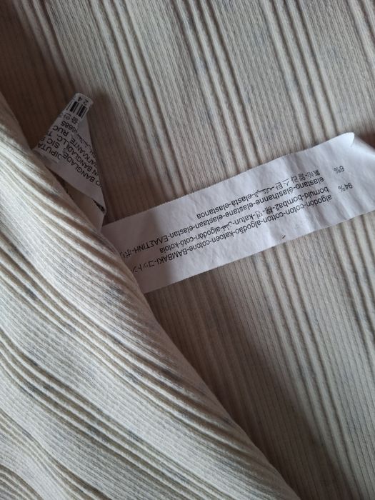 140cm, Zara kremowy bawełniany sweter na guziczki, kardigan