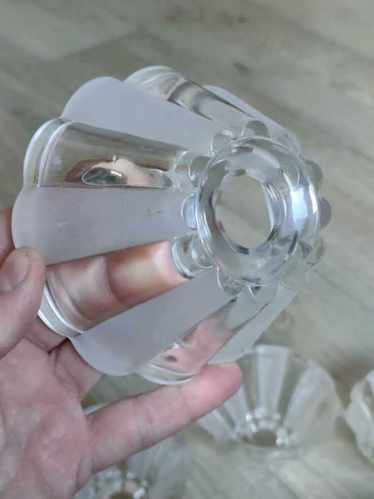 Zestaw 5 szt. kloszy do lampy (średnica 12 cm, otwór 13 mm)