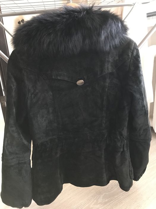 Куртка замшевая с воротником