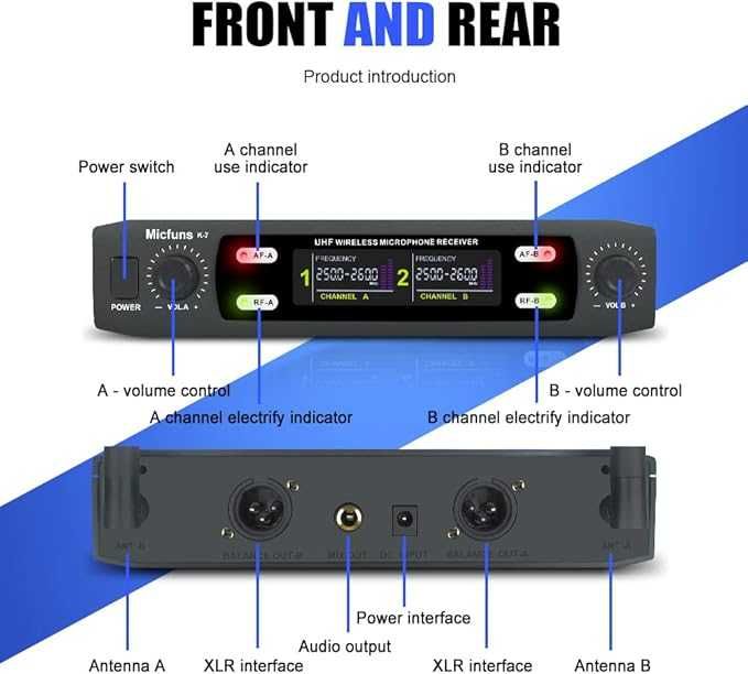 System mikrofonowy VHF 230-250 MHz, nowy