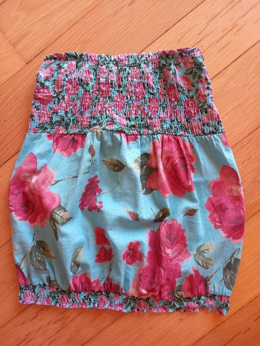 Top cai-cai, tecido 100% algodão, tamanho M