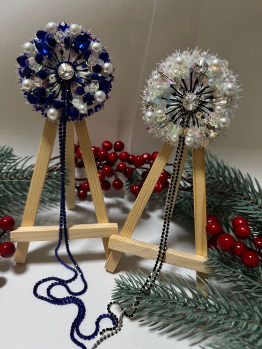 Брошка «кульбаба»