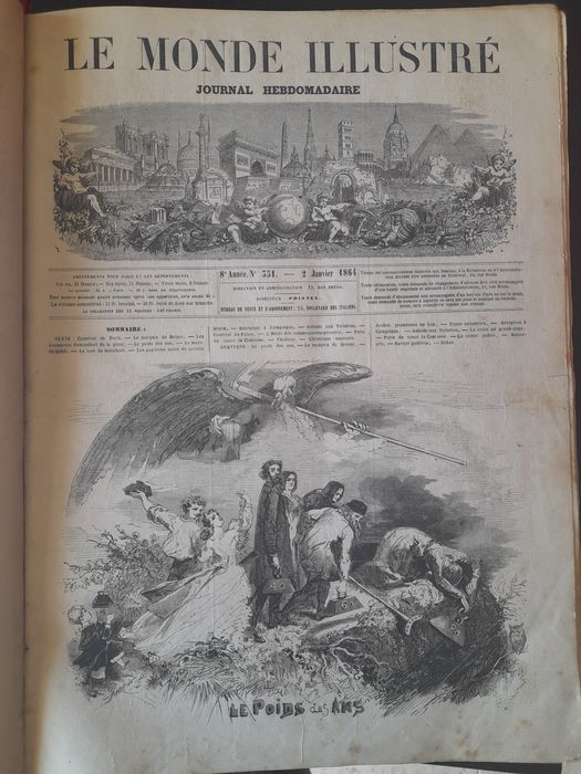 Le Monde Illustré 1863 e 1864