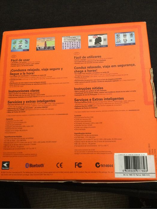 GPS TomTom One Mapas Portugal e Espanha