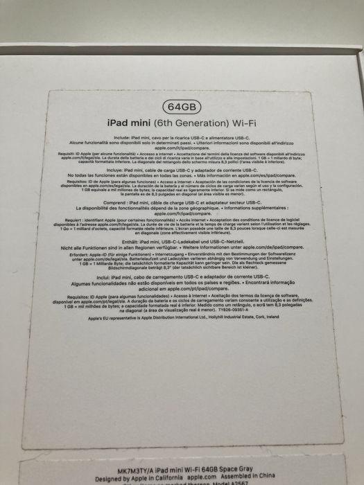 Ipad mini (6ª geração) wifi - 64GB