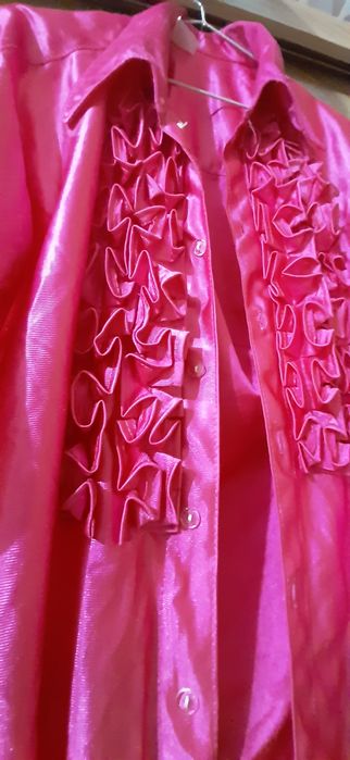 koszula różowa  karnawałowa  dyskotekowa