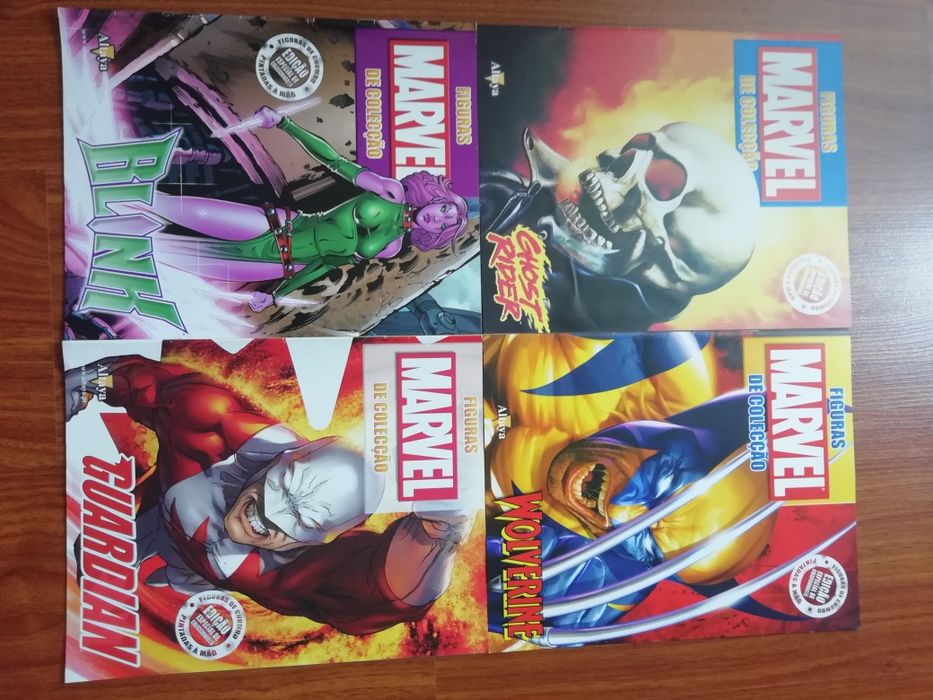 Magazines eaglemoss figuras de chumbo DC e Marvel