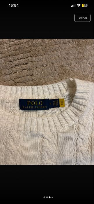 camisola Raulph lauren de malha originalTam:M