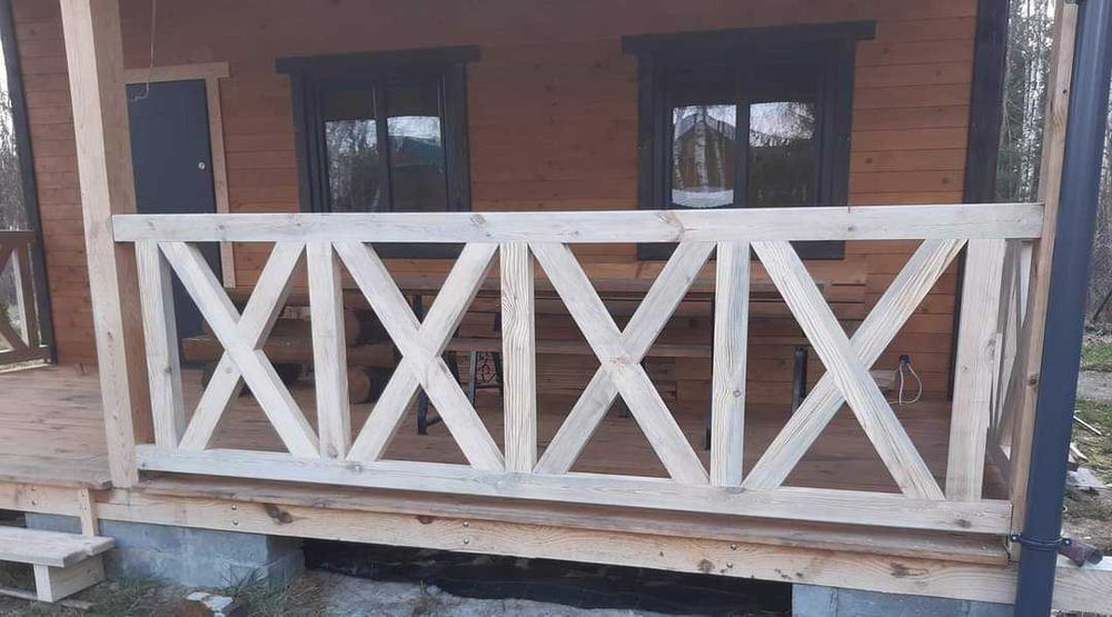 Balustarada/balustrady, X/x, balkonowe, tarasowe, poziome