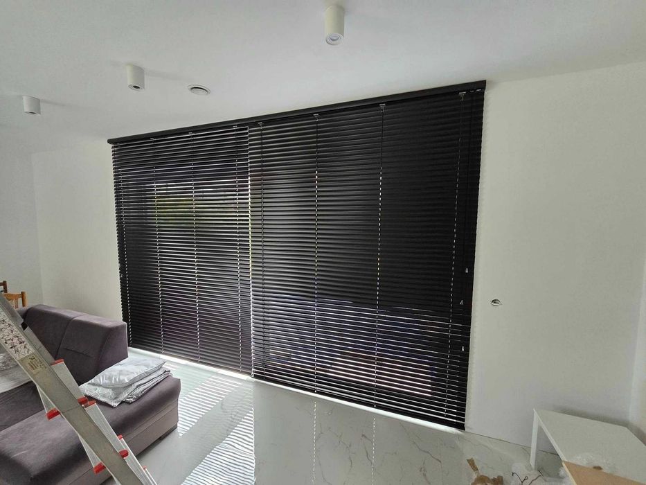 Żaluzje aluminiowe drewniane i bambusowe PRODUCENT Na wymiar Montaż