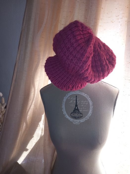 Gorro,cor de rosa
